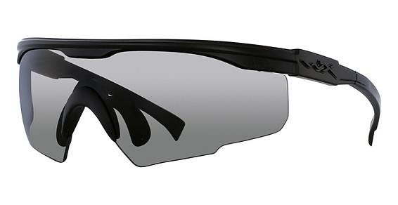 Wiley X PT-1 Sunglasses, Matte Black (Grey/Clear/Rust w/ RX insert)