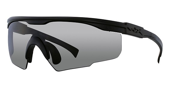 Wiley X PT-1 Sunglasses, Gloss Black (Grey w/ RX insert)