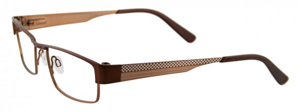 Pentax P9993 Eyeglasses, SATIN BROWN