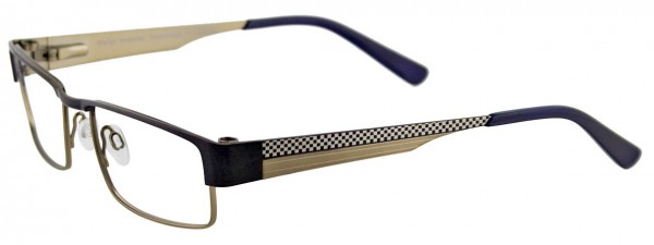 Pentax P9993 Eyeglasses, 050 SATIN DARK BLUE
