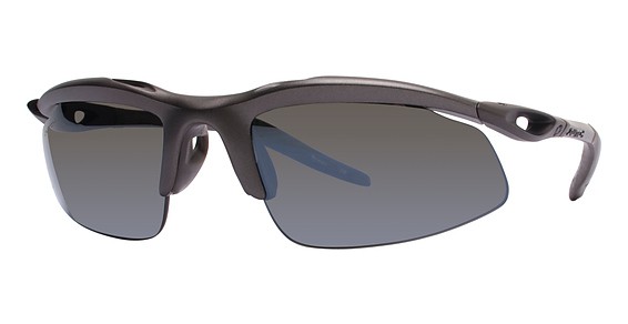 Switch Vision Performance Sun H-Wall Swept Back Non-Reflection Sunglasses, MBLK Matte Black (True Color Grey Reflection Silver and Rose Grey)