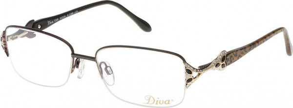 Diva DIVA 5349 Eyeglasses, 228 Anthracite-Brown