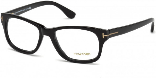 Tom Ford FT5147 Eyeglasses, 001 - Shiny Black
