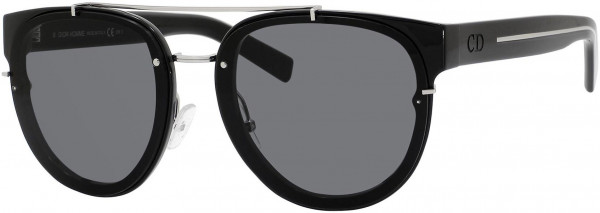 Dior Homme BLACKTIE 143S Sunglasses, 0E3Z Shiny Black Crystal