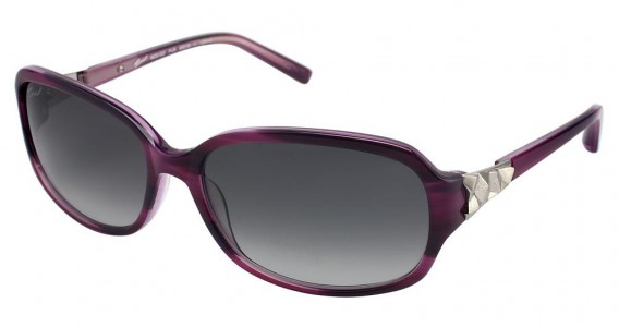 Tura 022 Sunglasses, PURPLE W/SILVER (PUR)