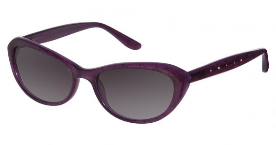 Tura 024 Sunglasses, PUR CRACKLE W/ PINK (PUR)