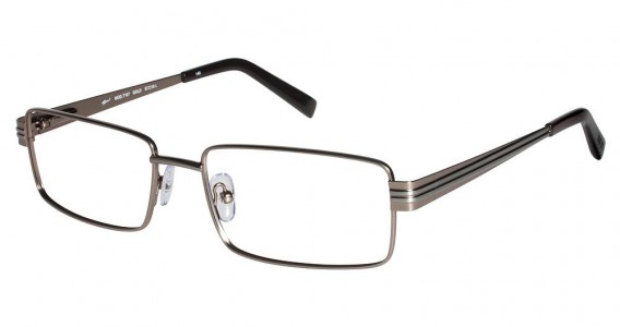 Tura T107 Eyeglasses, SEMI MATTE LT BRN BRUSH SIL (LBR)