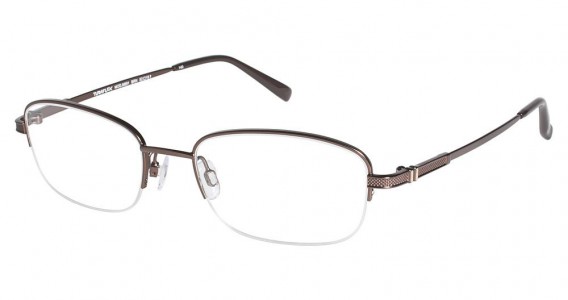TuraFlex M891 Eyeglasses, BROWN (BRN)