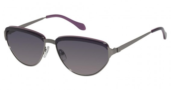 Ted Baker B552 Sunglasses, Purple/Pink (PUR)
