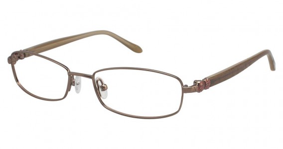 Lulu Guinness L713 Eyeglasses, BROWN ROSE (BRN)