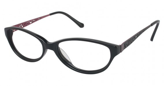 Lulu Guinness L836 Eyeglasses, BLACK (BLK)