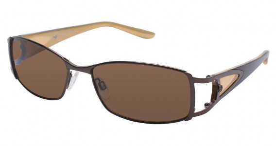 Humphrey's 585047 Sunglasses, SHINY BROWN (60)