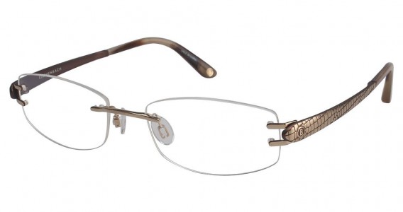 Bogner 732022 Eyeglasses, Gold Light Brown (20)