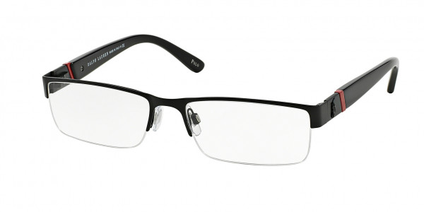 Polo PH1117 Eyeglasses, 9038 MATTE BLACK (BLACK)