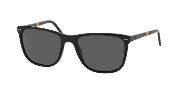 Polo PH4064 Sunglasses, 500187 SHINY BLACK (BLACK)