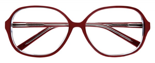 ClearVision PATRICIA Eyeglasses, Raspberry Laminate