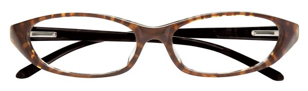 Ellen Tracy FARO Eyeglasses, Brown Demi
