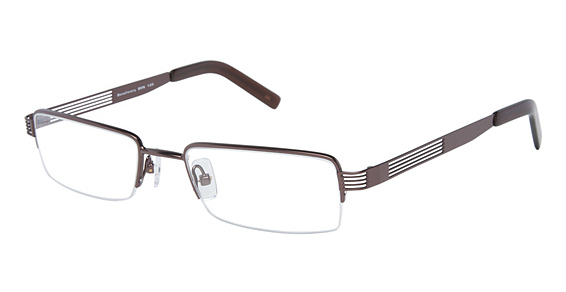 Van Heusen Beneficiary Eyeglasses, BRN Brown