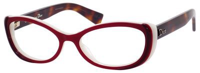Christian Dior Dior 3245 Eyeglasses, 0T6X(00) Red Milky Havana