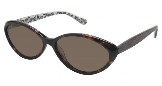 Lulu Guinness L524 Sunglasses, Tortoise (TOR)
