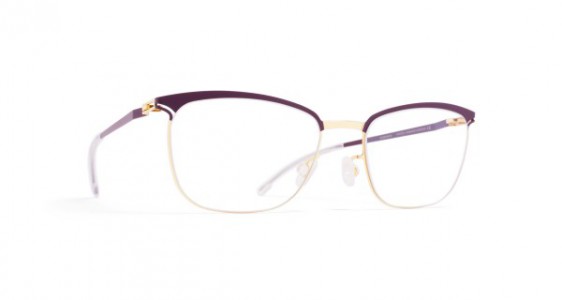 Mykita SMILLA Eyeglasses, GOLD/PLUM