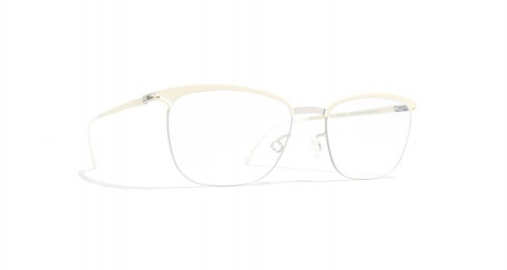 Mykita SMILLA Eyeglasses, SILVER/OFF WHITE