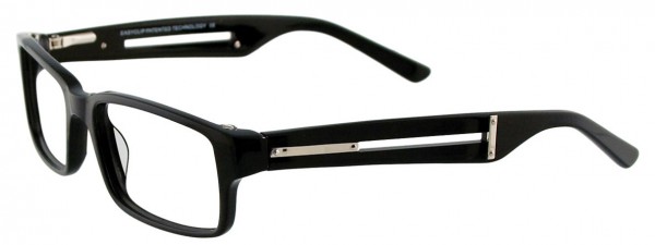 EasyClip EC228 Eyeglasses, BLACK