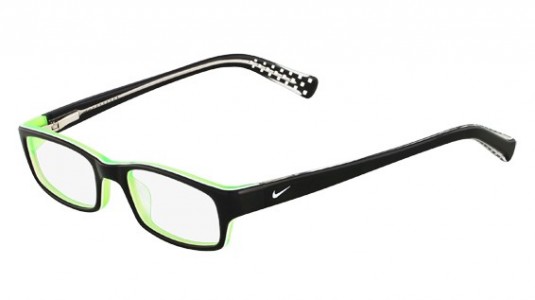 Nike NIKE 5515 Eyeglasses, (002) BLACK / LIME GREEN