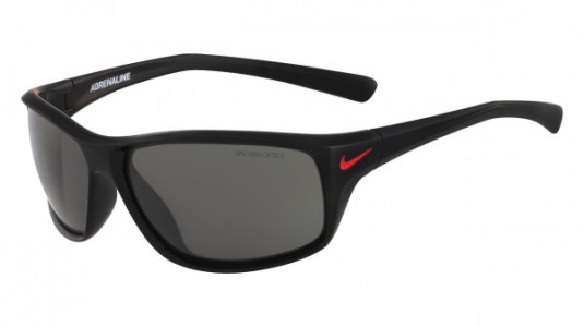 Nike ADRENALINE EV0605 Sunglasses, (001) BLACK WITH GREY  LENS