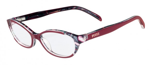Emilio Pucci EP2663 Eyeglasses, 692 OXBLOOD