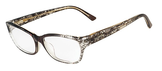 Valentino V2606 Eyeglasses, (210) BROWN