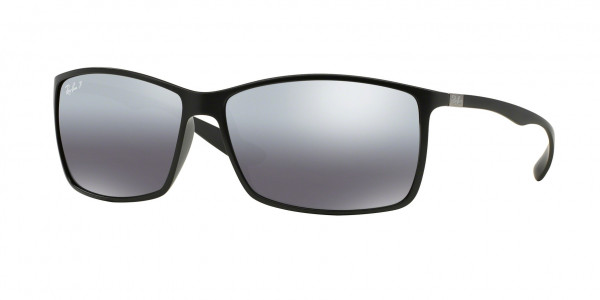 Ray-Ban RB4179 LITEFORCE Sunglasses, 601S82 MATTE BLACK GREY MIRROR GRADIE (BLACK)