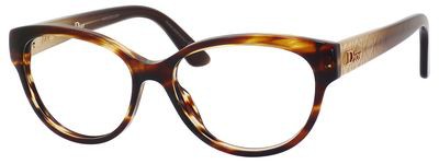 Christian Dior Dior 3240 Eyeglasses, 0M91(00) Light Havana Caramel Brown