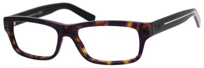 Dior Homme Blacktie 149 Eyeglasses, 0AM6(00) Dark Havana Black Crystal