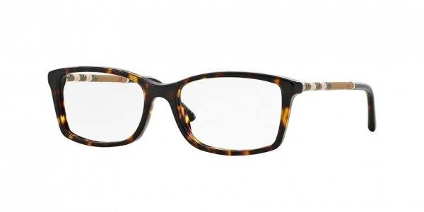 Burberry BE2120 Eyeglasses, 3002 DARK HAVANA (HAVANA)