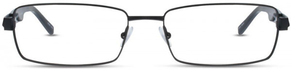 Michael Ryen MR-183 Eyeglasses, 1 - Black / Black
