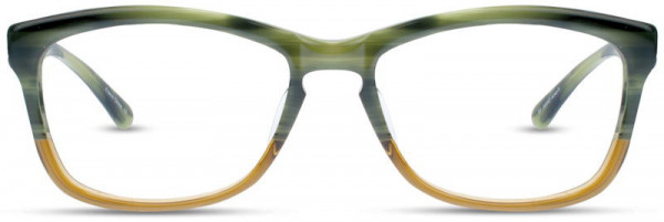 Cinzia Designs CIN-5004 Eyeglasses, 1 - Jade / Amber