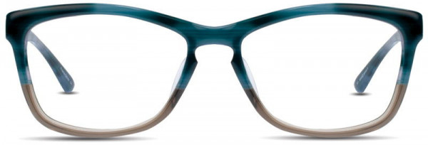 Cinzia Designs CIN-5004 Eyeglasses, 3 - Blue / Taupe