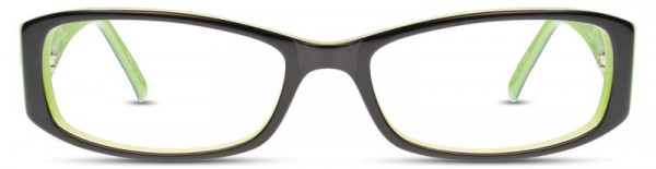 Adin Thomas AT-234 Eyeglasses, 3 - Black / Honeydew