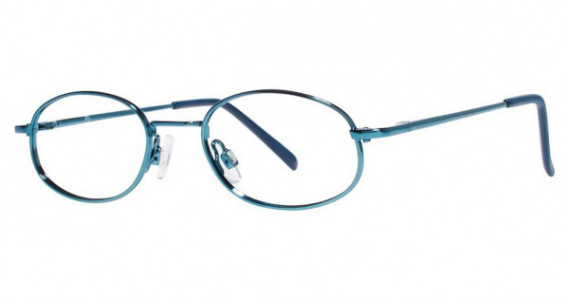 Modern Optical Pumpkin-Skull Eyeglasses, blue