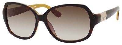 Kate Spade Carmel/S Sunglasses, 0EE2(Y6) Tortoise Saffron