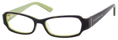 Kate Spade Gene Eyeglasses, 0X20(00) Tortoise Kiwi Dot White
