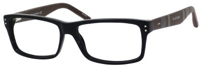 Tommy Hilfiger T_hilfiger 1136 Eyeglasses, 04K1(00) Black / Dark Wood