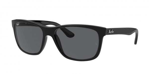 Ray-Ban RB4181 Sunglasses, 601/87 BLACK DARK GREY (BLACK)