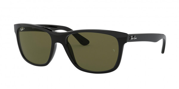Ray-Ban RB4181 Sunglasses, 601/9A BLACK GREEN (BLACK)