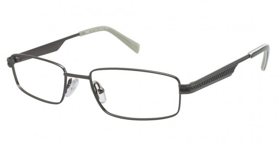 Tura T111 Eyeglasses, SEMI MATTE GUNMETAL SAGE (GUS)
