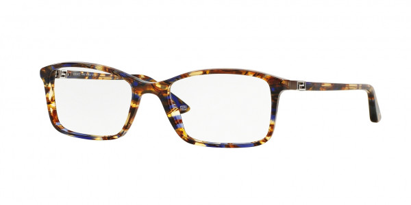 Versace VE3163 Eyeglasses, 992 STRIPED BROWN/HONEY/BLUE (MULTI)