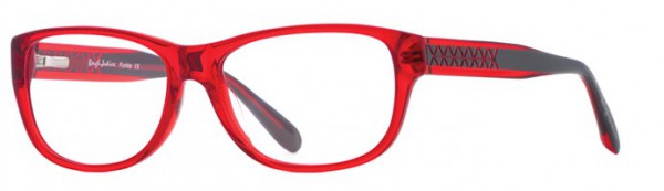 Rough Justice Punkie Eyeglasses, Red Black