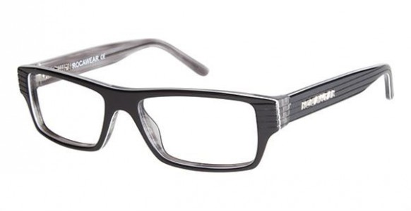 Rocawear R223 Eyeglasses, OXHR Black Horn