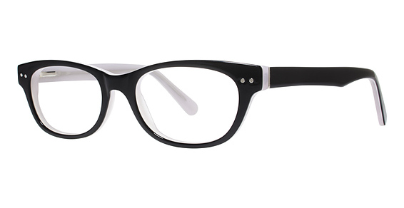 Modern Art A335 Eyeglasses, Black/Lilac